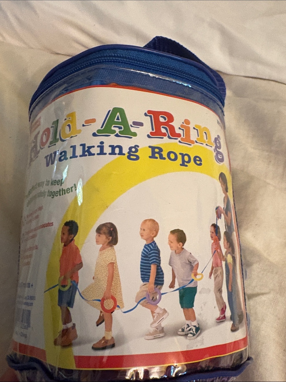 Hold-A-Ring Blue Kids Walking Rope – Safe Group Mobility Tool
